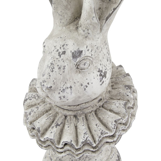 Stone Effect Ruffle Hare Ornament image 1