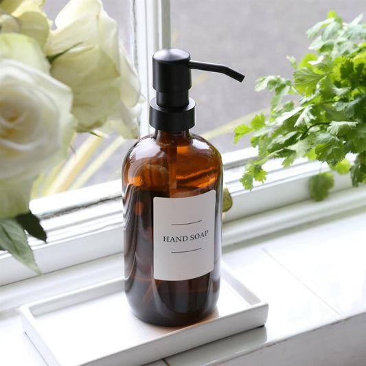 8pc Soap Dispenser Labels Set