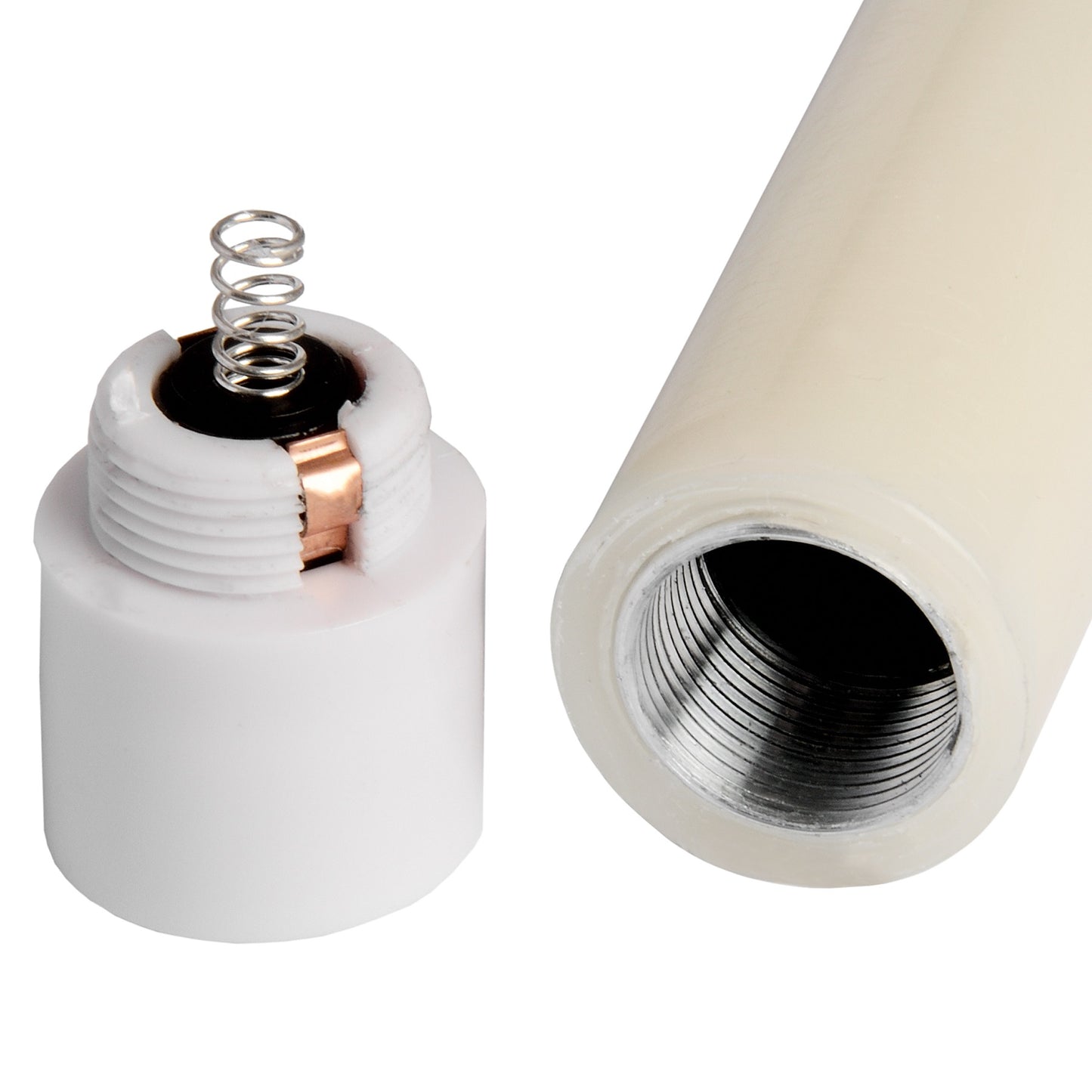 Luxe Collection Natural Glow S/ 2 Ivory LED Dinner Candles image 2