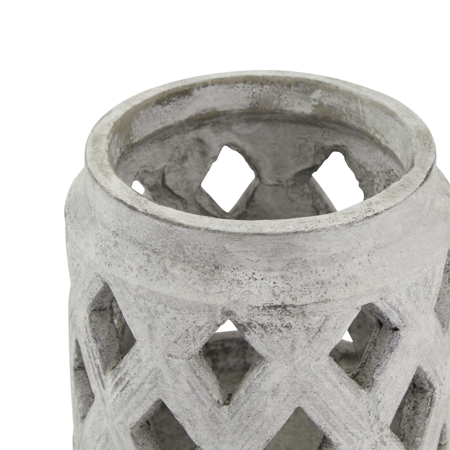 Athena Stone Lattice Lantern image 1