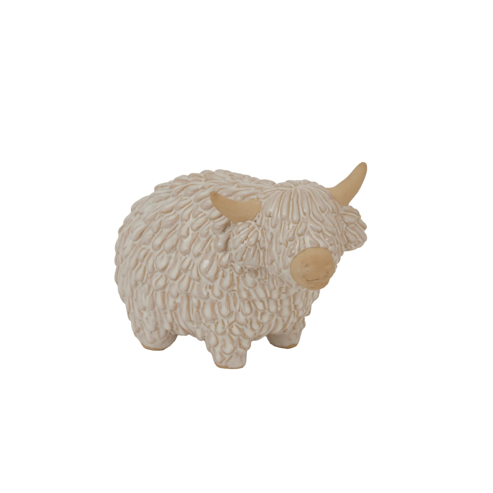 Medium Alora Ceramic Highland Cow image 0