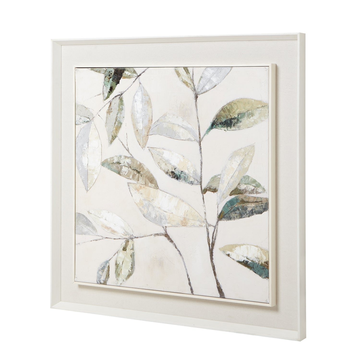Dolce Dapple Leaf Framed Painting On Canvas image 4