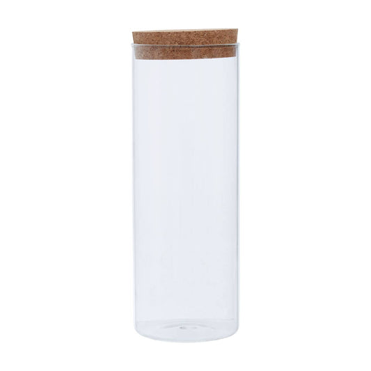 Tromso Cylindrical Glass Storage Jars - Various Sizes