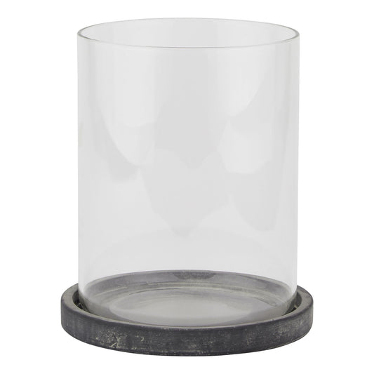 Amalfi Grey Large Hurricane Lantern image 0
