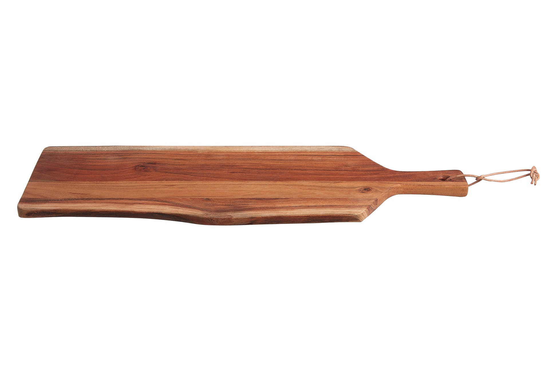 Socorro Long & Wide Asymmetric Acacia Wood Paddle Chopping And Serving Board image 1