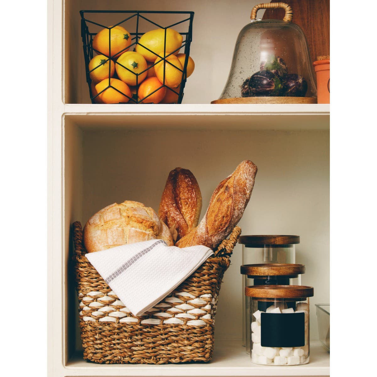 Vertex Contour Black Matte Metallic Wire Storage Basket