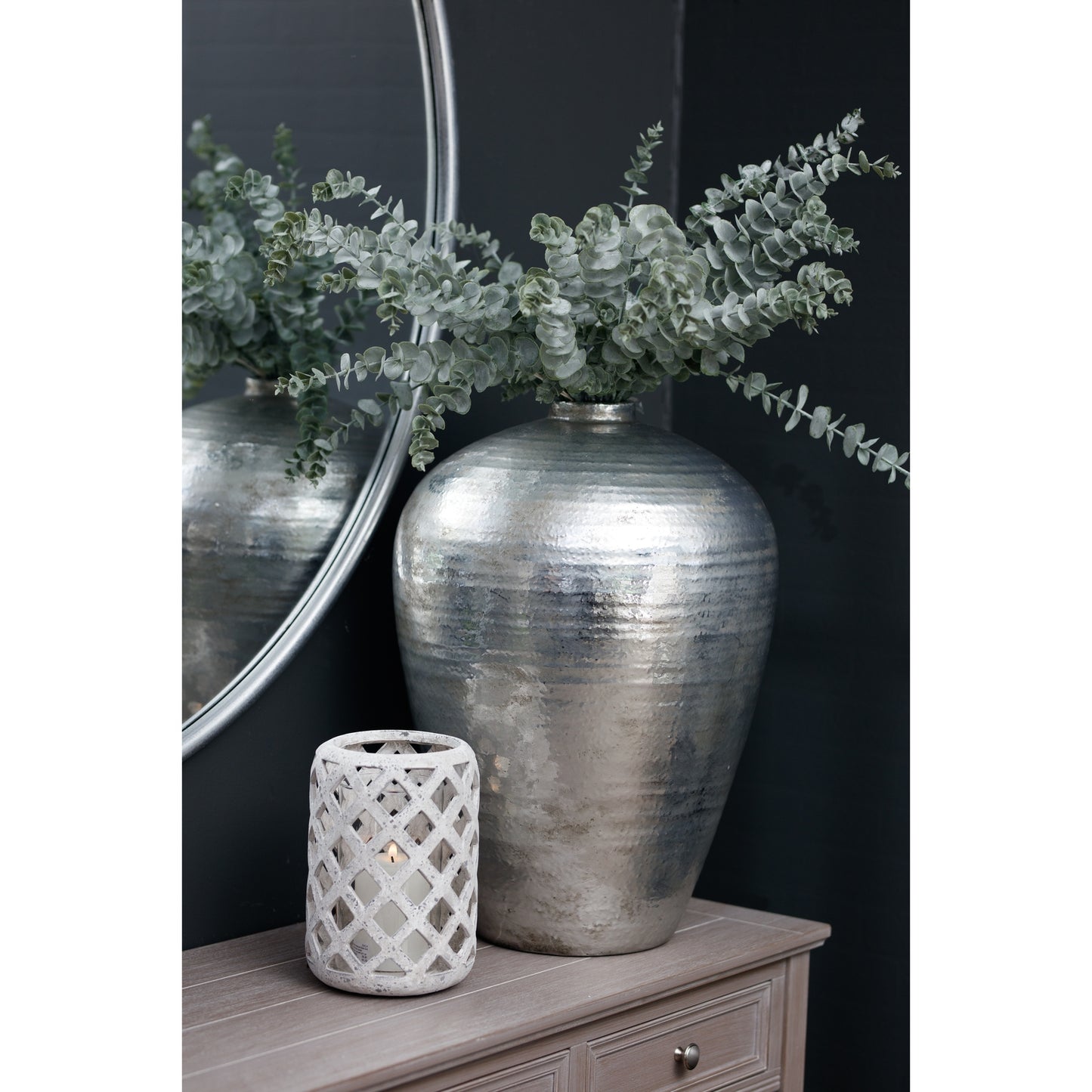 Hammered Silver Astral Vase image 1