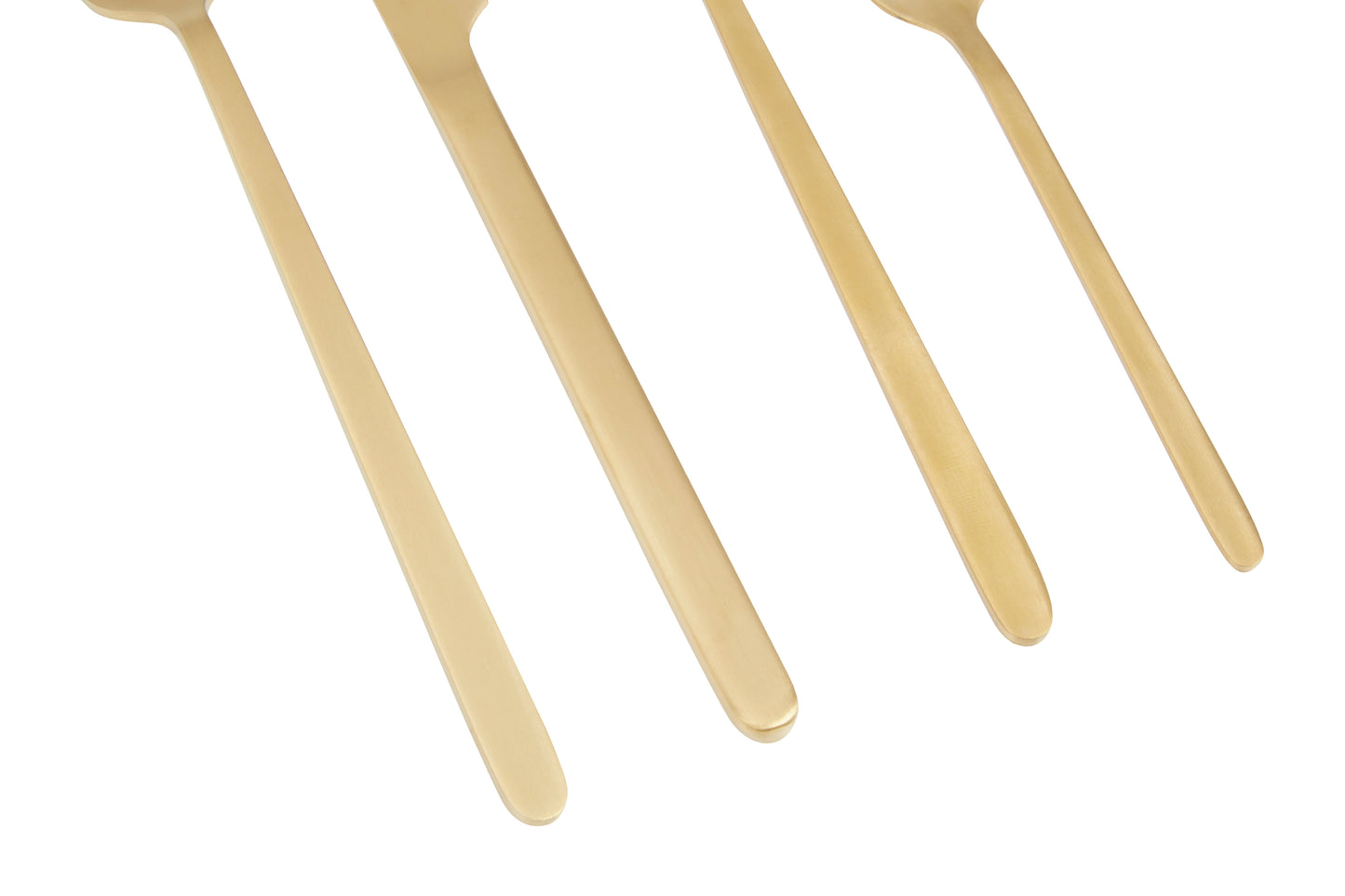 Avie 16Pc Matte Gold Finish Cutlery Set image 3