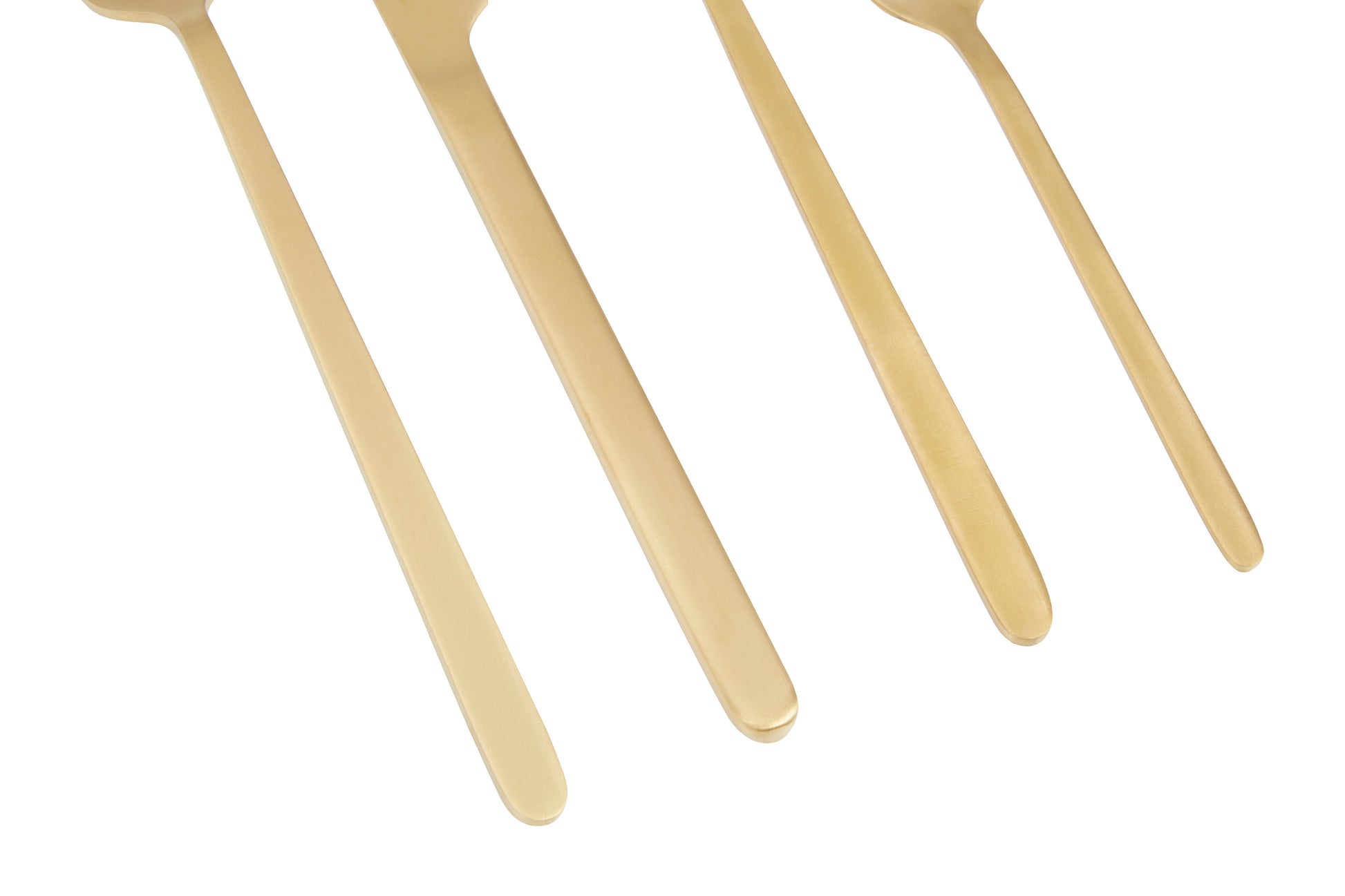 Avie 16Pc Matte Gold Finish Cutlery Set image 3