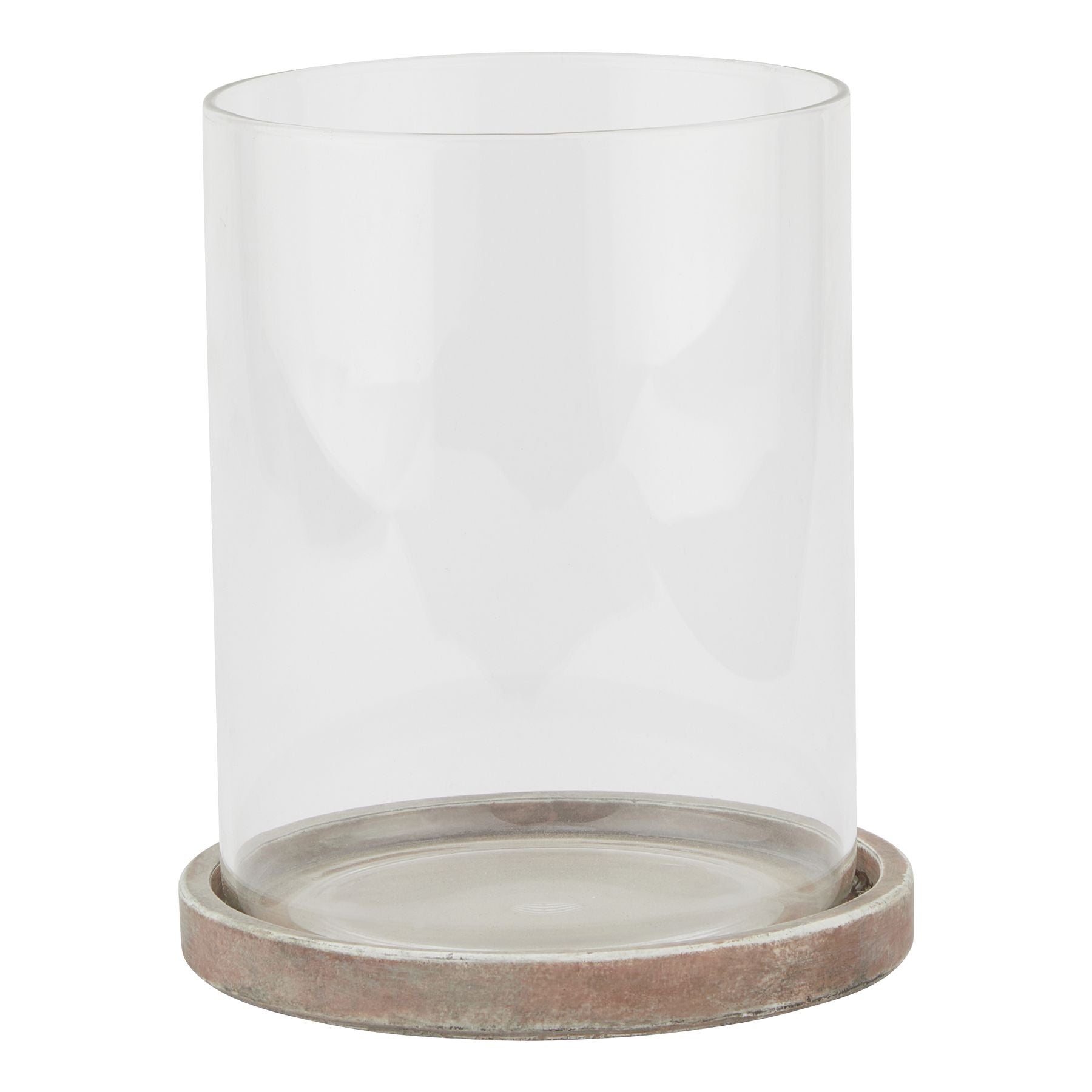 Siena Brown Large Hurricane Lantern image 0