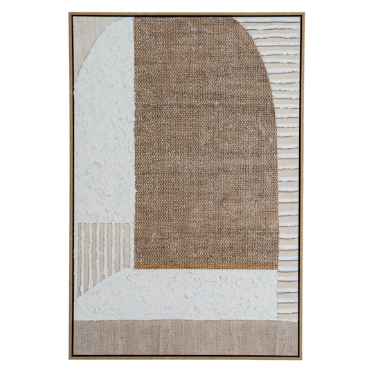 Petra Hand Painted Canvas In Frame