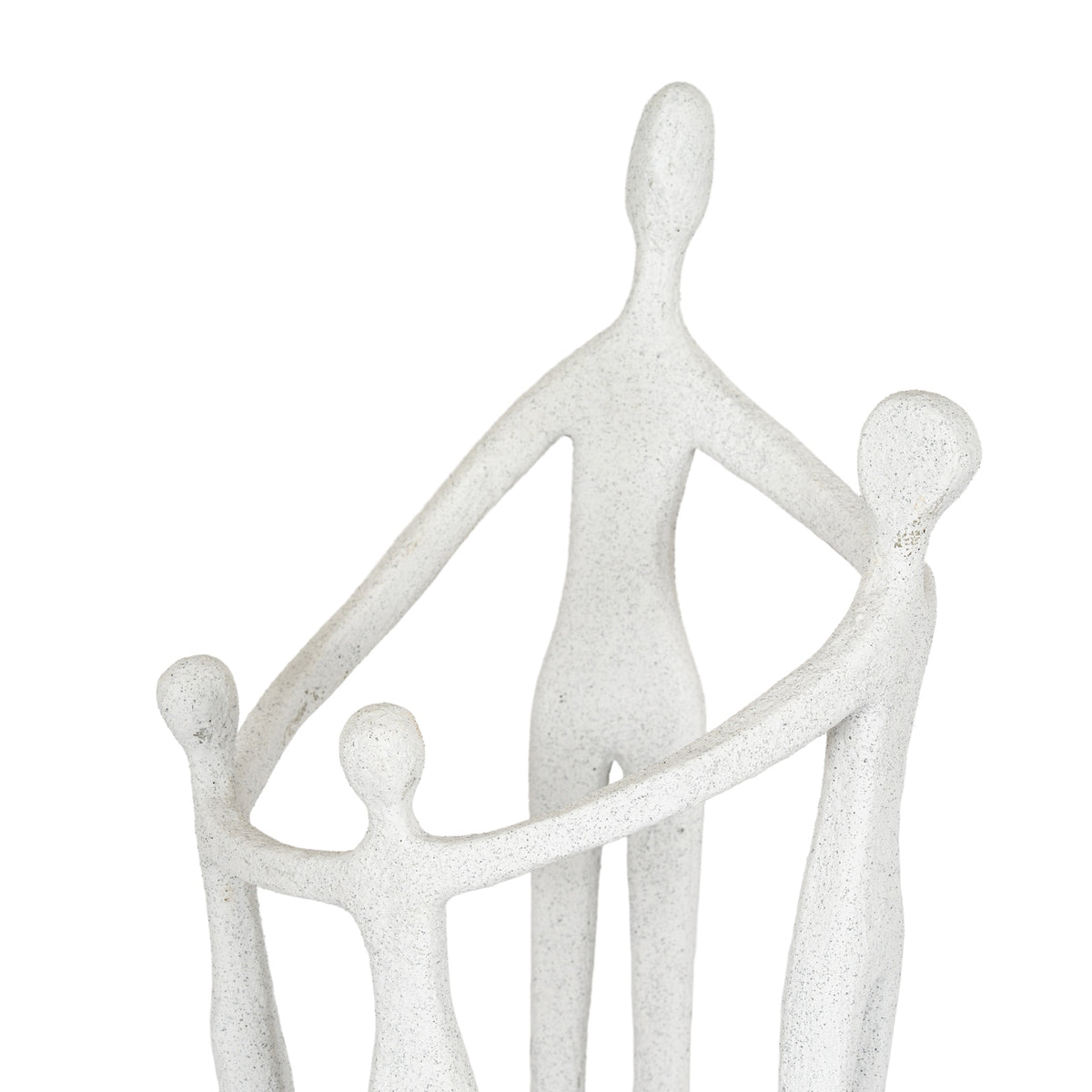 Kin Large Family White Resin Ornament 31cm