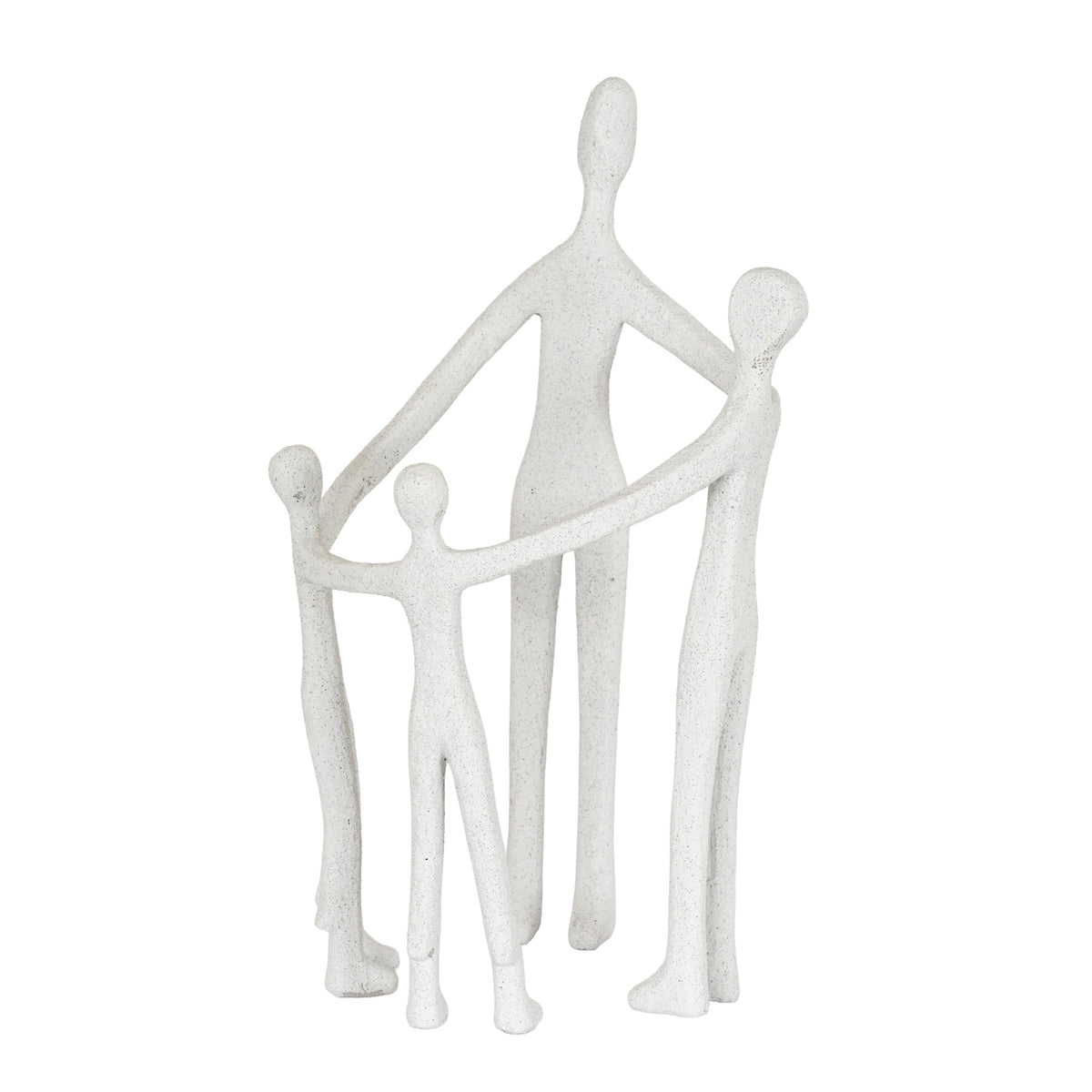 Kin Large Family White Resin Ornament 31cm