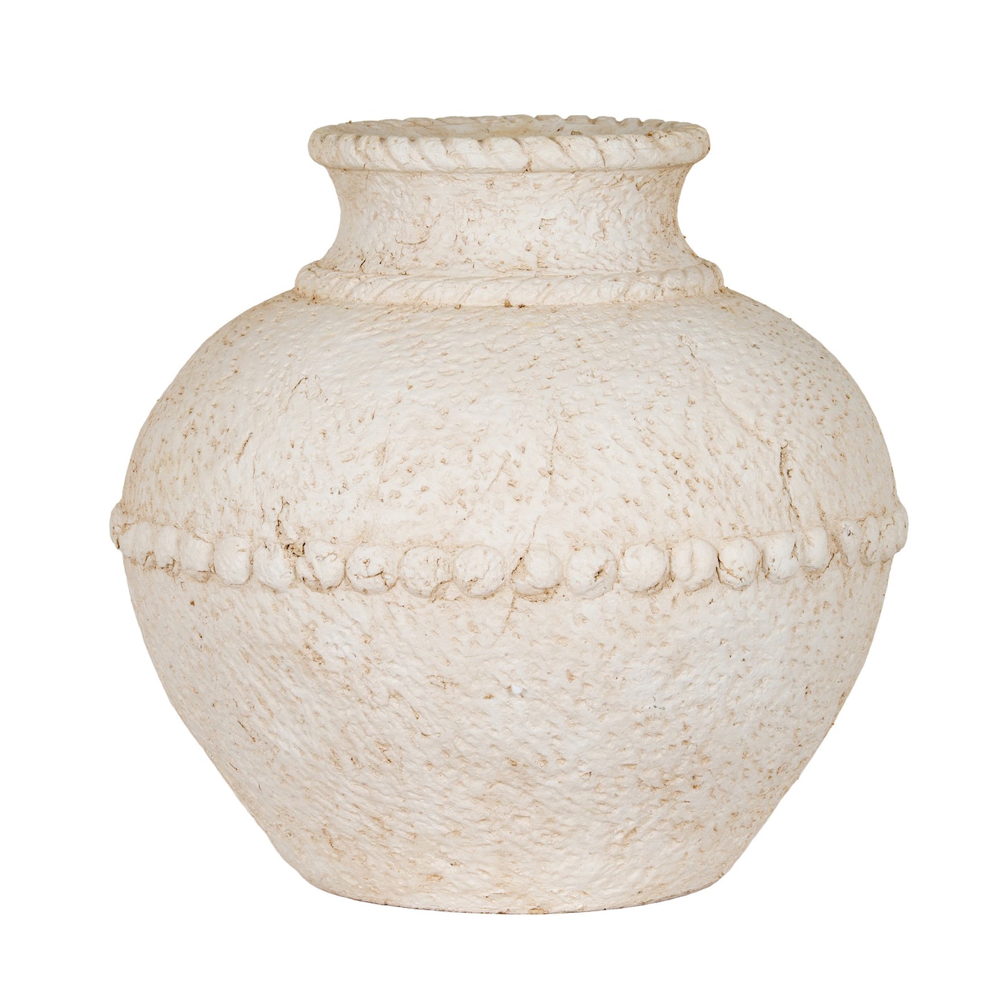 Medium Cream Olympia Terracotta Vase 30cm High