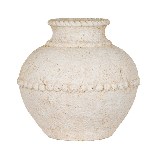 Medium Cream Olympia Terracotta Vase 30cm High