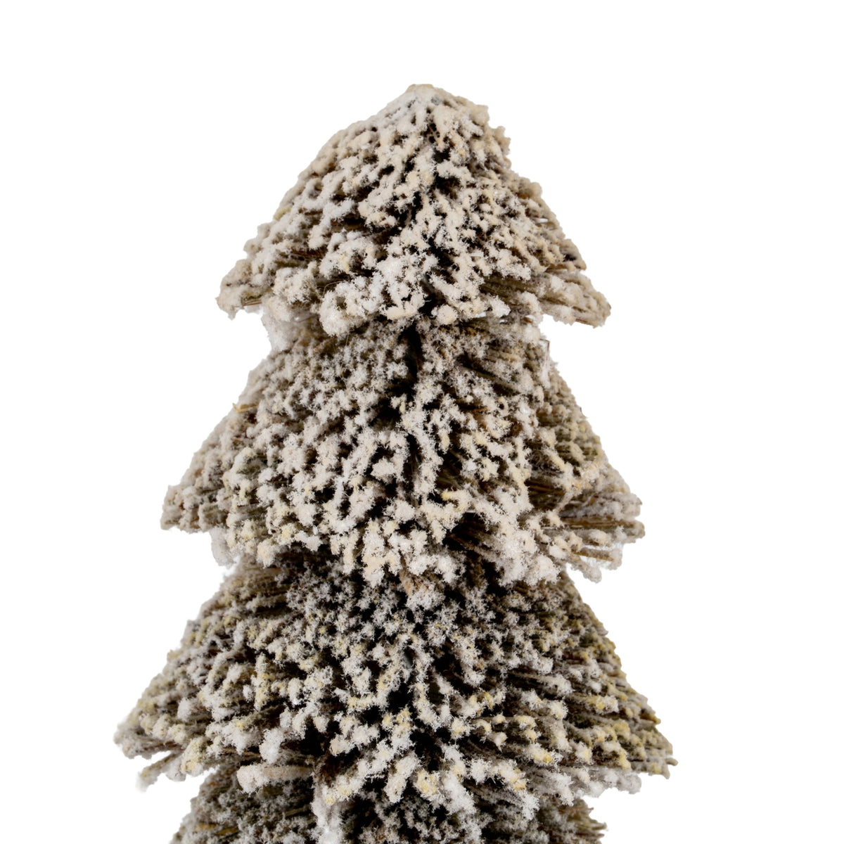 Medium Tiered Snowy Brush Tree 20cm