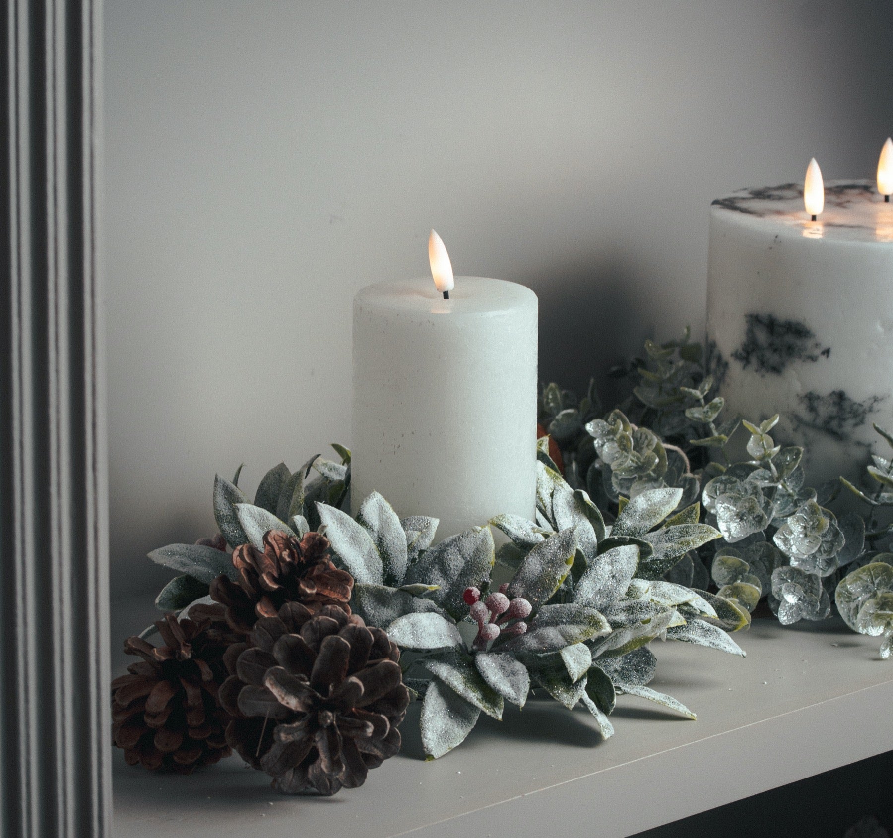 Luxe Collection Natural Glow 3x6 LED White Candle image 2