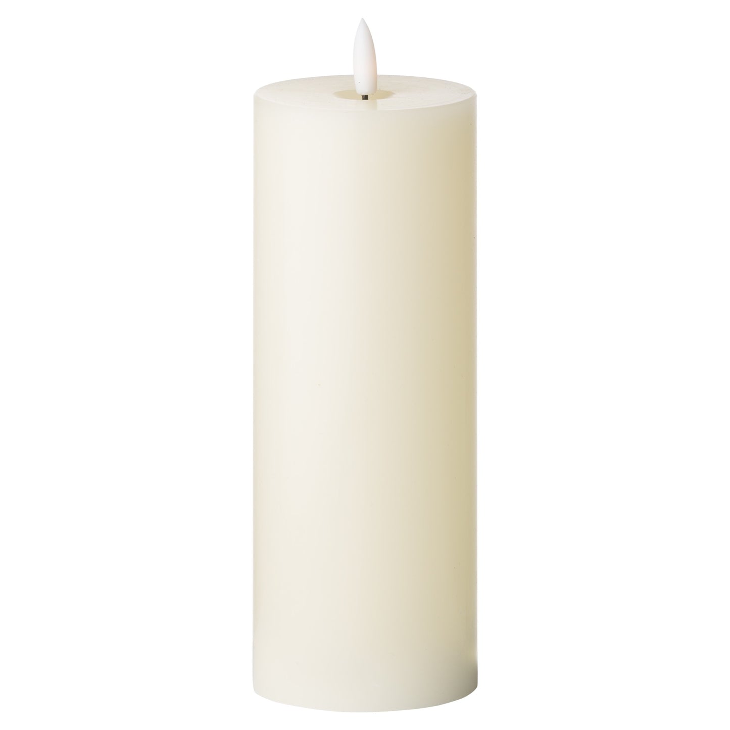 Luxe Collection Natural Glow 3 x 8 LED Cream Candle image 0