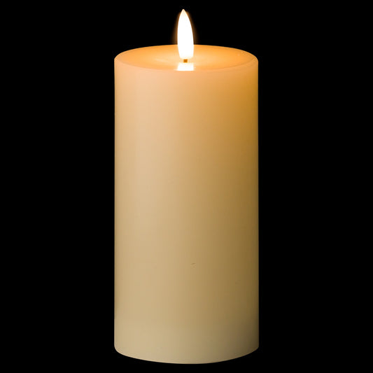 Luxe Collection Natural Glow 3 x 6 LED Cream Candle image 1
