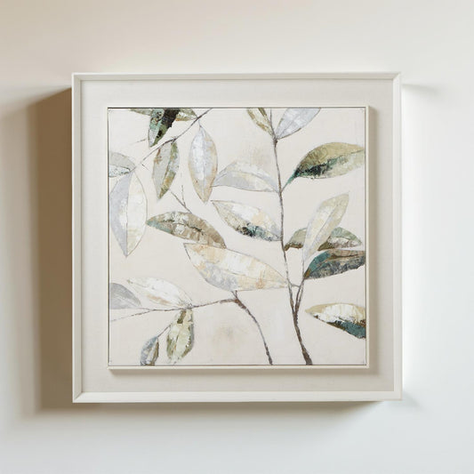 Dolce Dapple Leaf Framed Painting On Canvas image 0