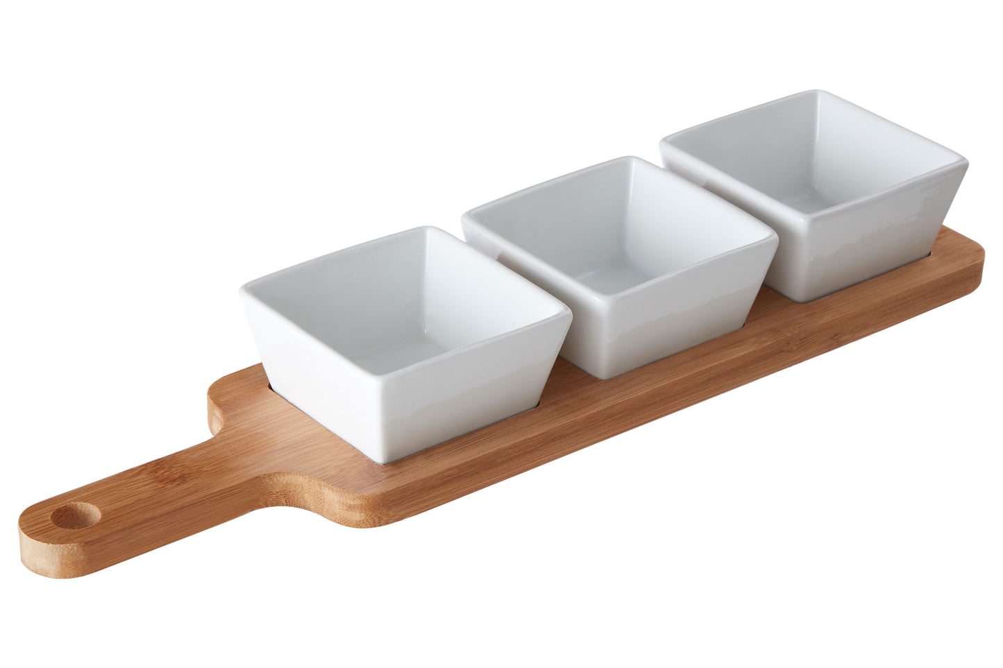 Soiree Serving Board With White Dishes image 2