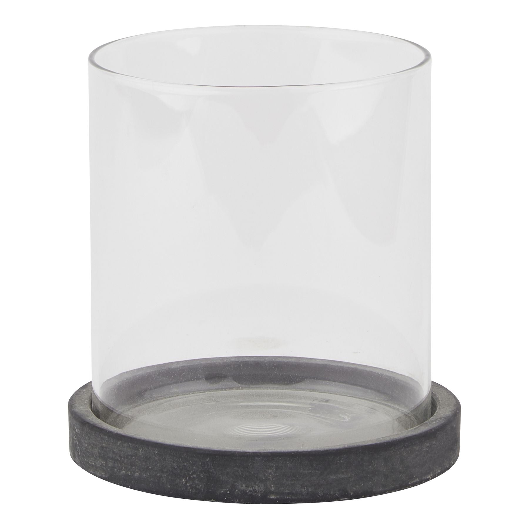 Amalfi Grey Hurricane Lantern image 0