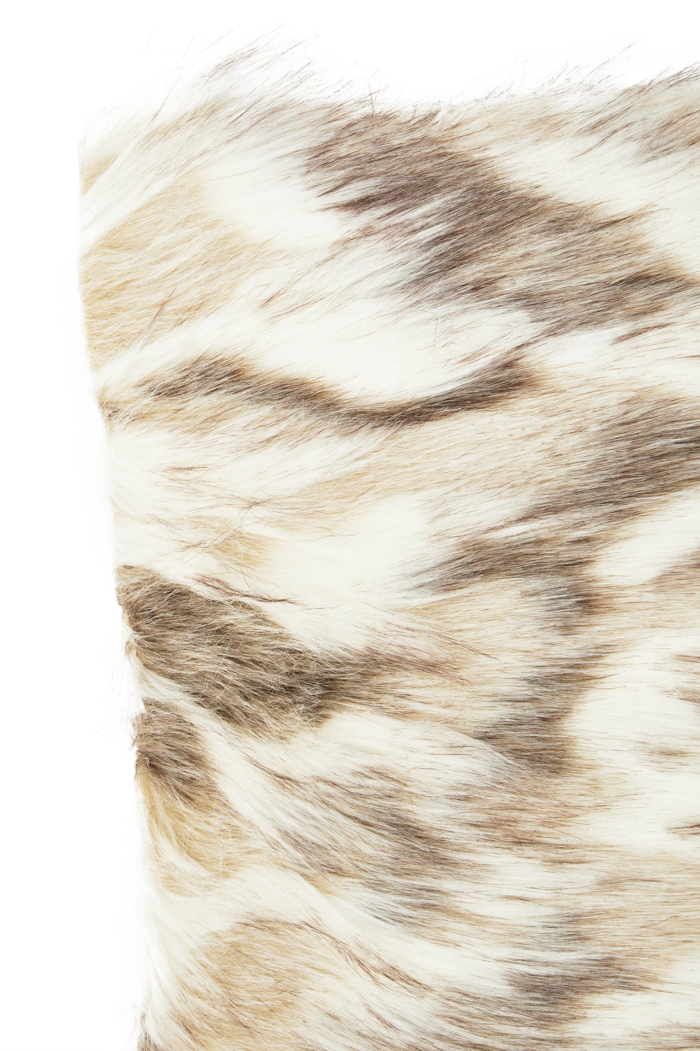 Bosie Lamina Natural Faux Fur Square Cushion image 11