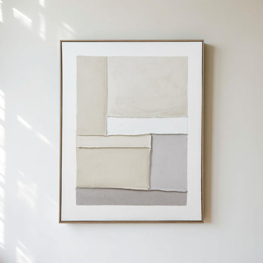 Contempo Alpha Framed Painting On Canvas image 0