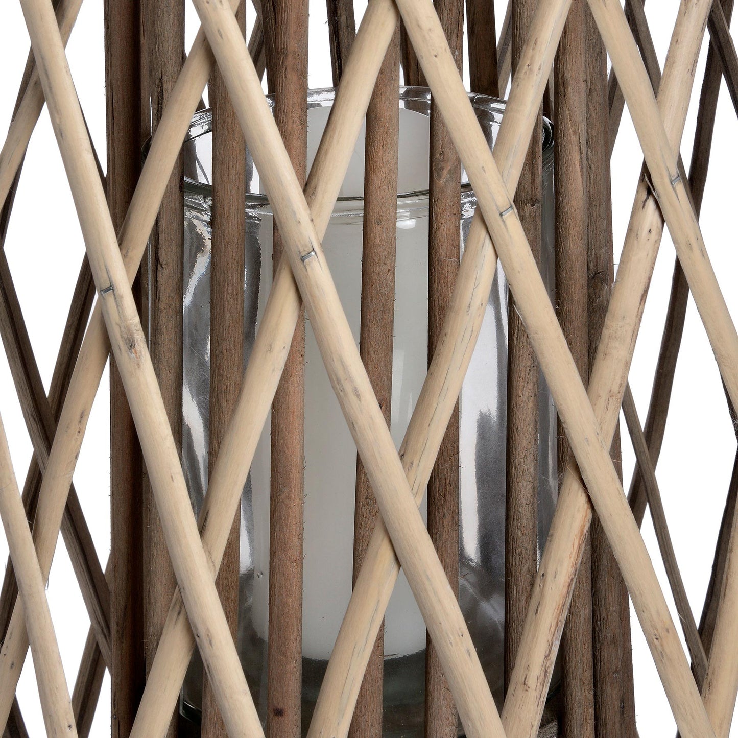 Huge Standing Wicker Lantern image 1
