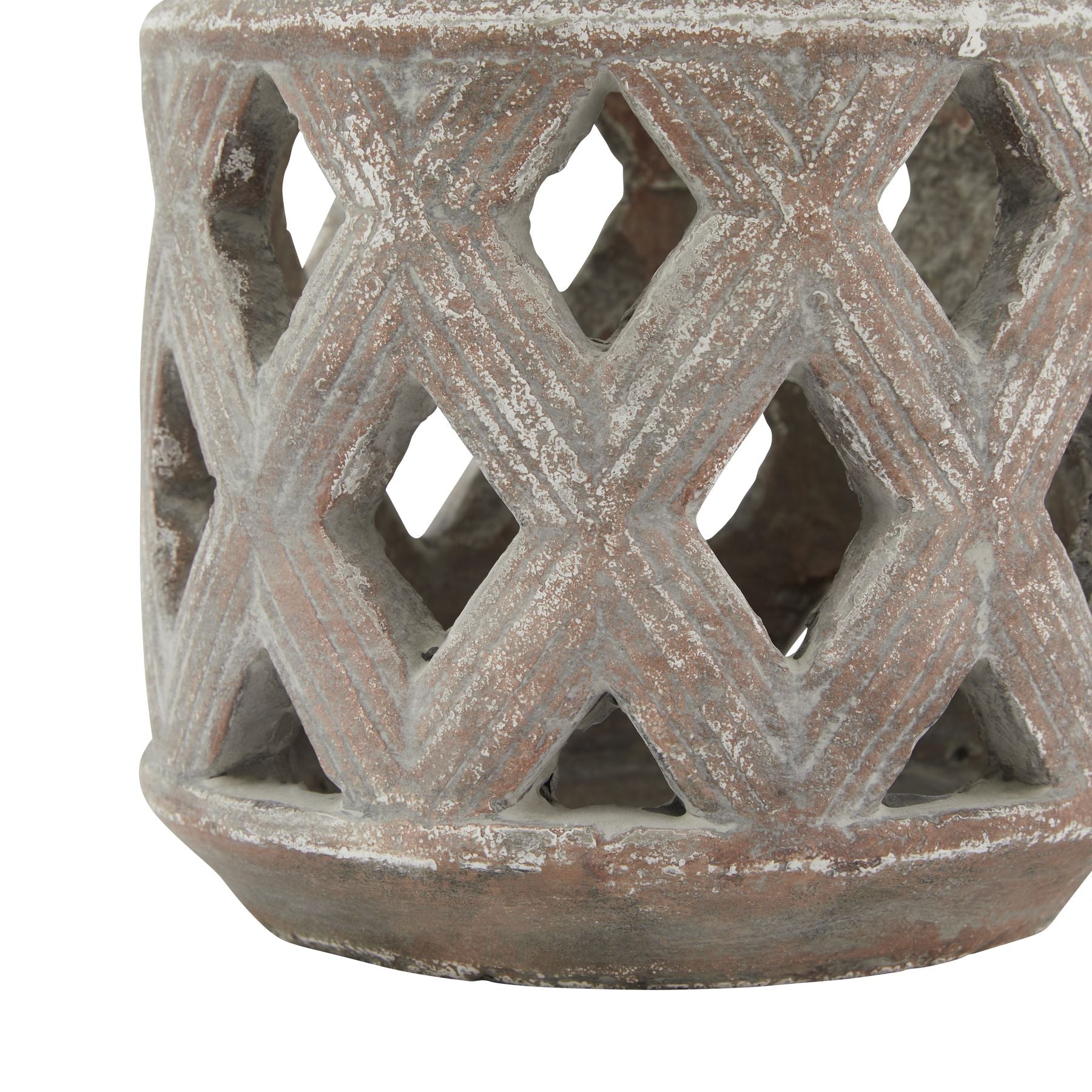 Siena Brown Lattice Lantern image 2