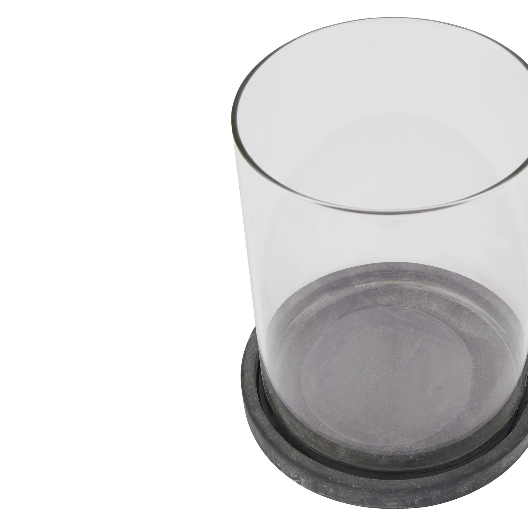 Amalfi Grey Large Hurricane Lantern image 1