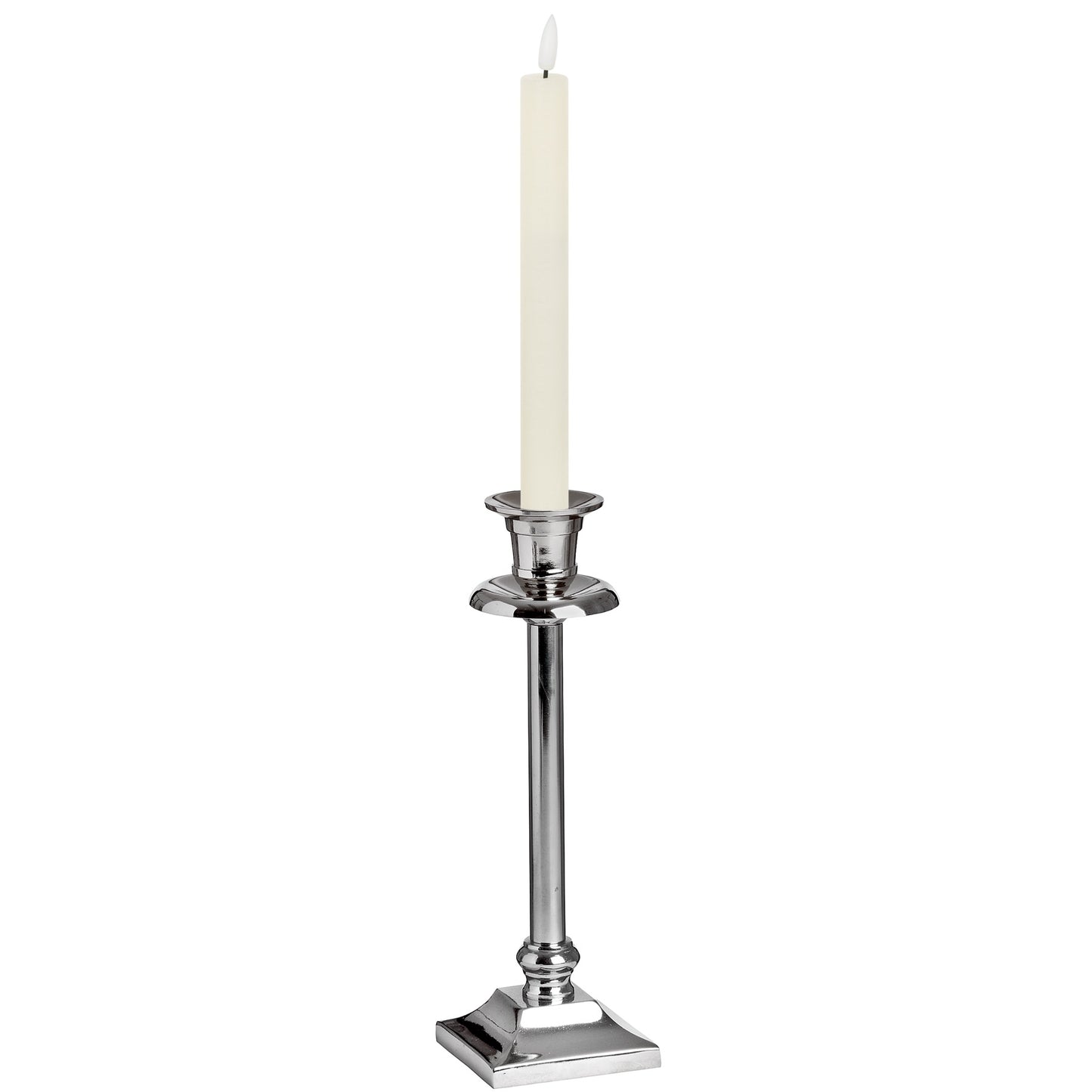Luxe Collection Natural Glow S/ 2 Ivory LED Dinner Candles image 1