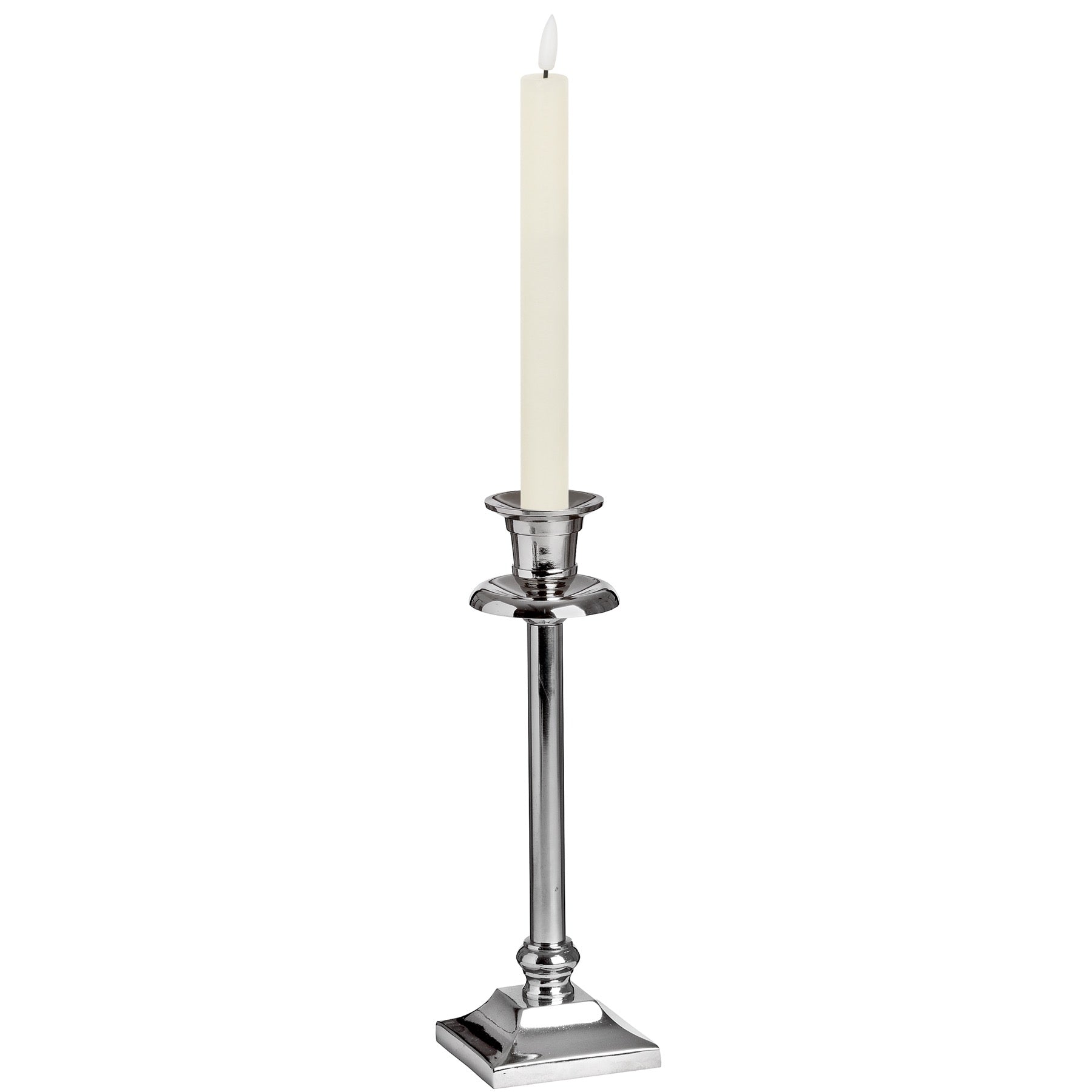 Luxe Collection Natural Glow S/ 2 Ivory LED Dinner Candles image 1