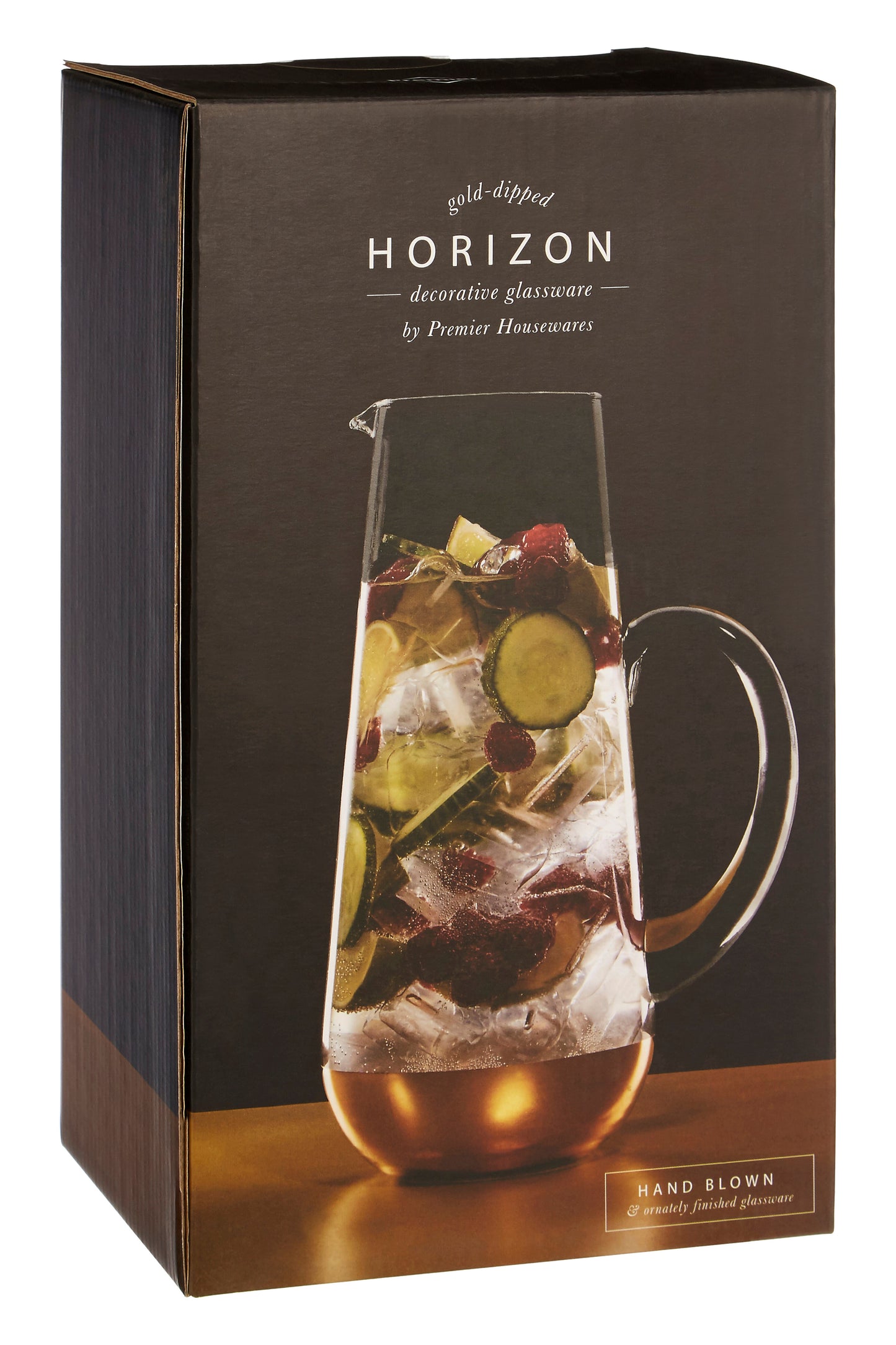 Horizon Large Gold Dipped Pitcher Jug image 1
