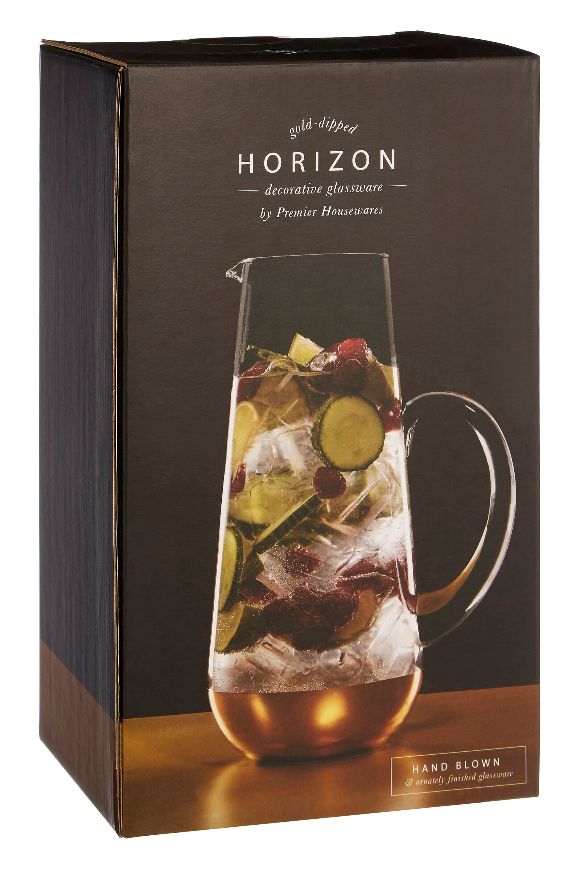 Horizon Large Gold Dipped Pitcher Jug image 1