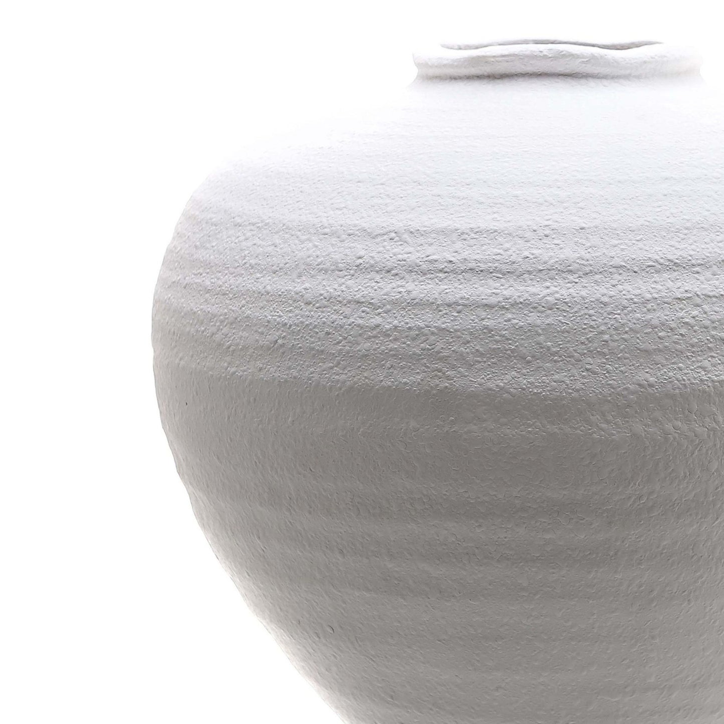 Regola Matt White Ceramic Vase image 1
