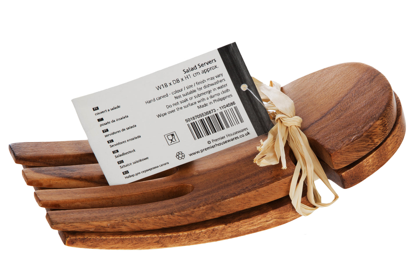 Kora Acacia Salad Hand Servers image 6