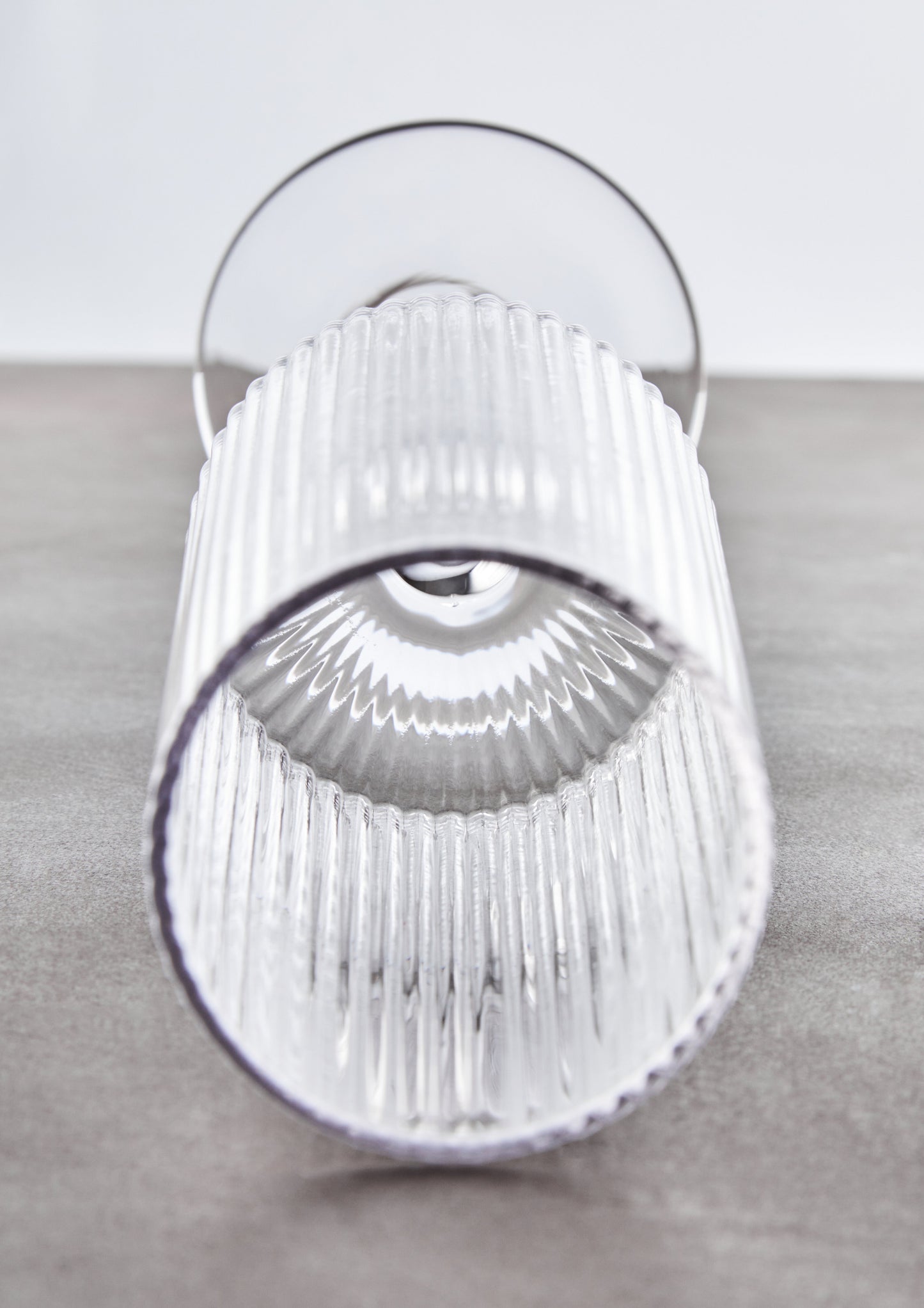 Eldon Set of Four Ribbed Champagne Glasses image 3