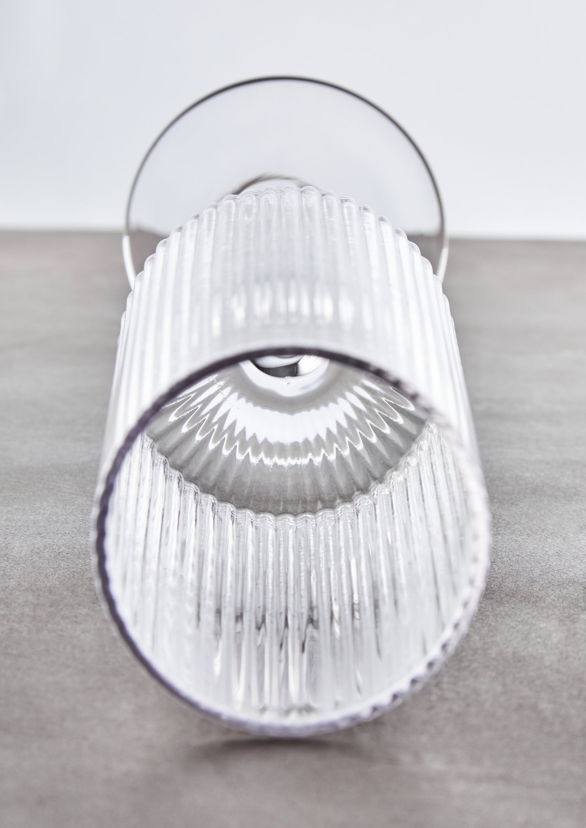 Eldon Set of Four Ribbed Champagne Glasses image 3