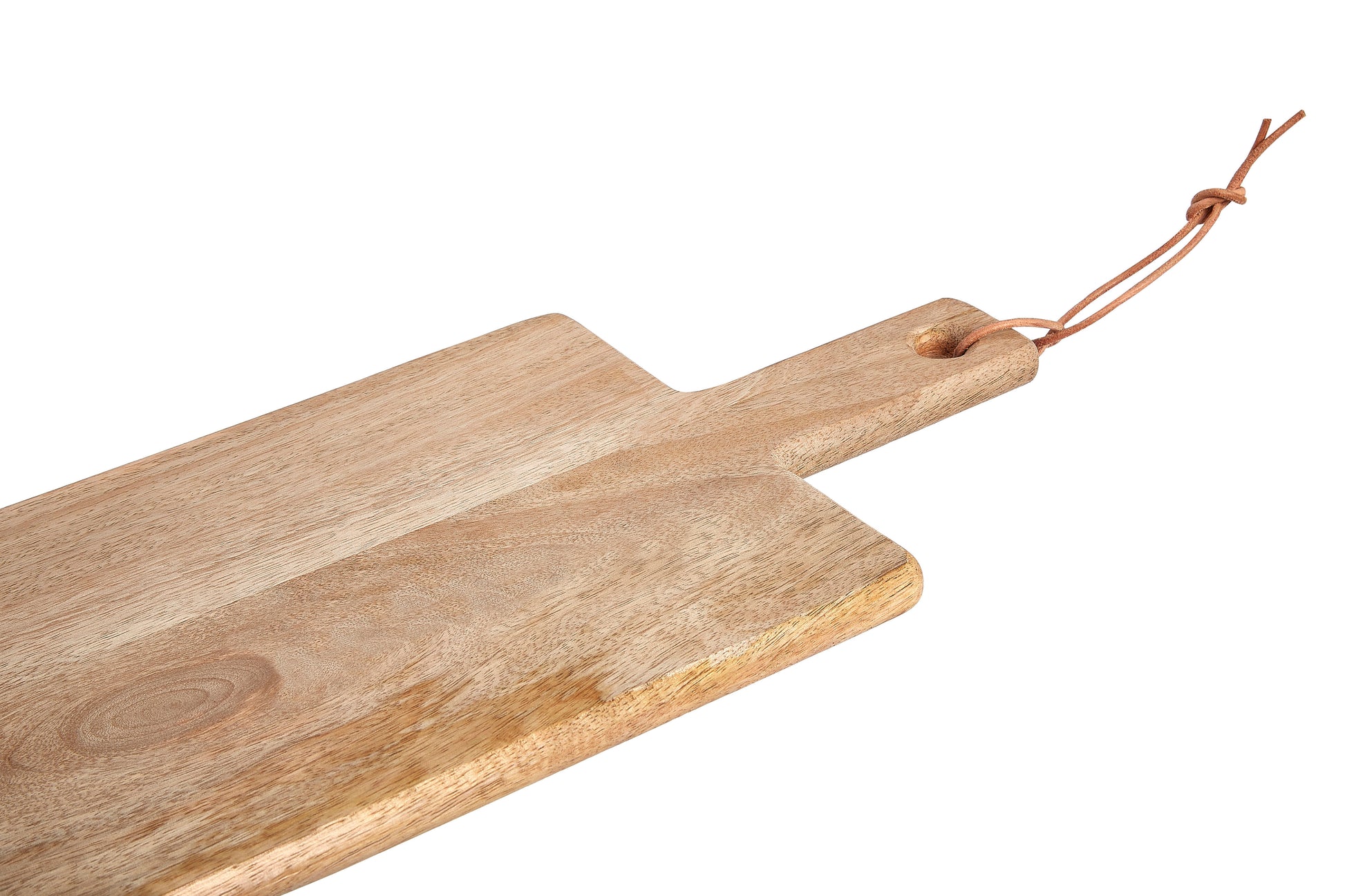Kolkata Small Mango Wood Paddle Chopping And Serving Board image 1