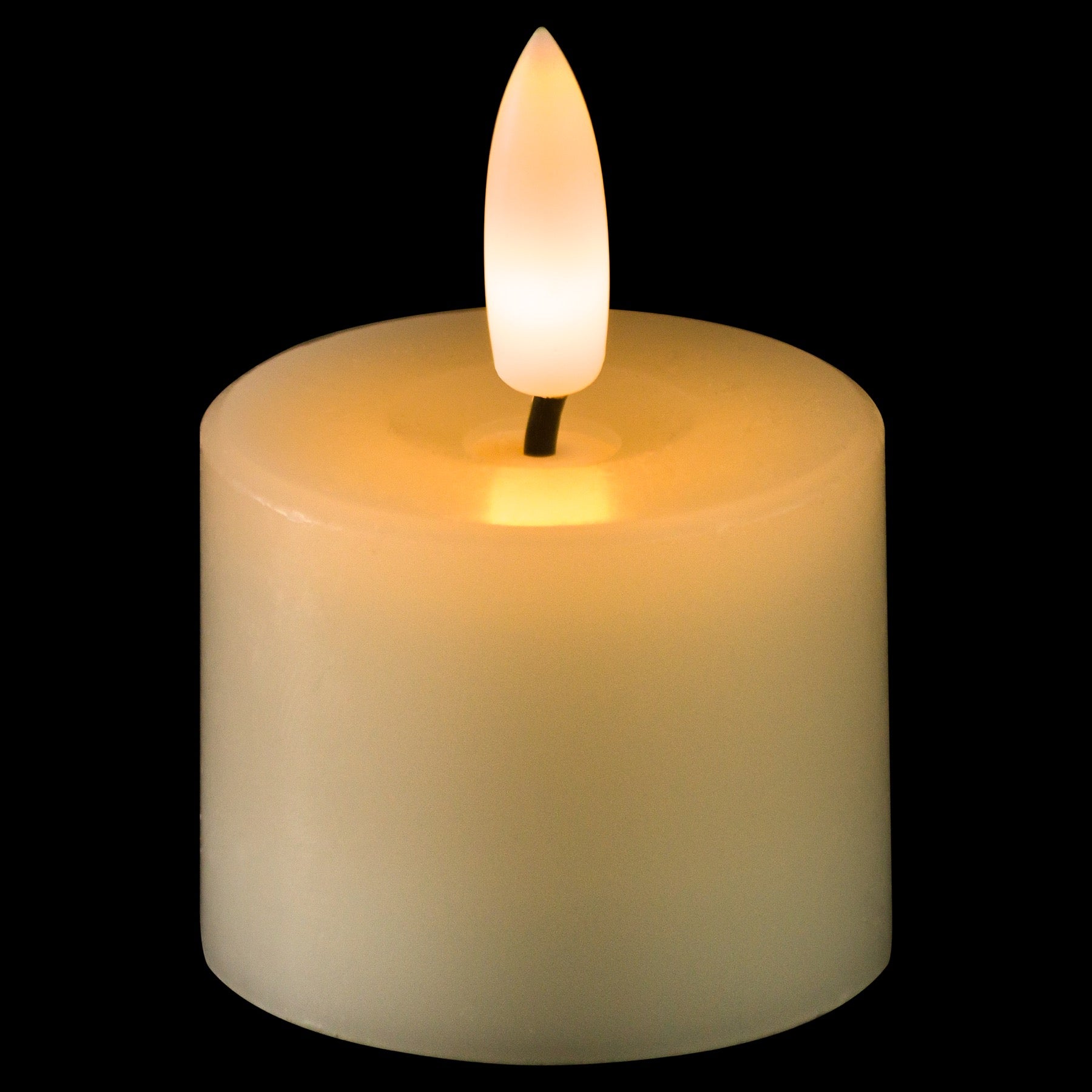 Luxe Collection Set Of 6 Natural Glow Led Tealight Candles image 3