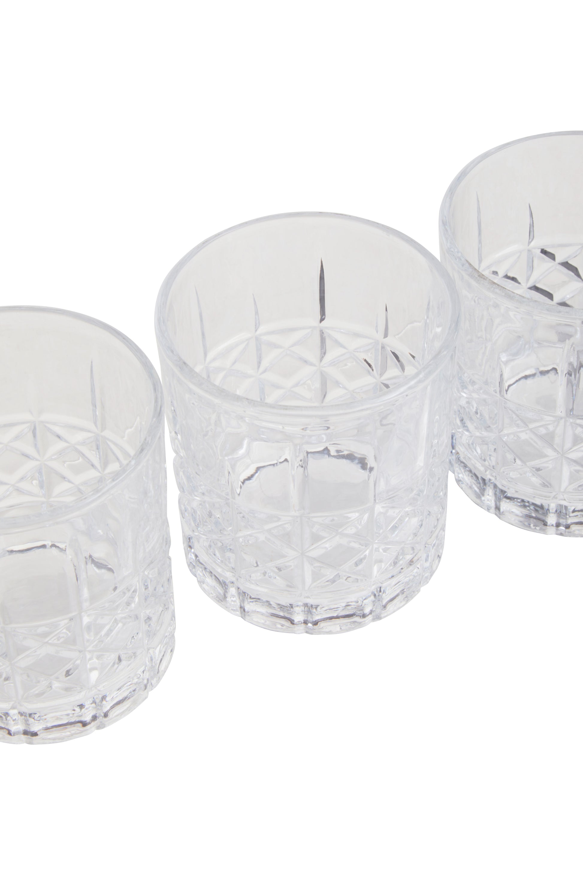 Dayla Diamond Pattern Decanter With Four Glasses image 4