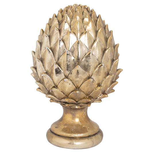 Large Gold Pinecone Finial image 0