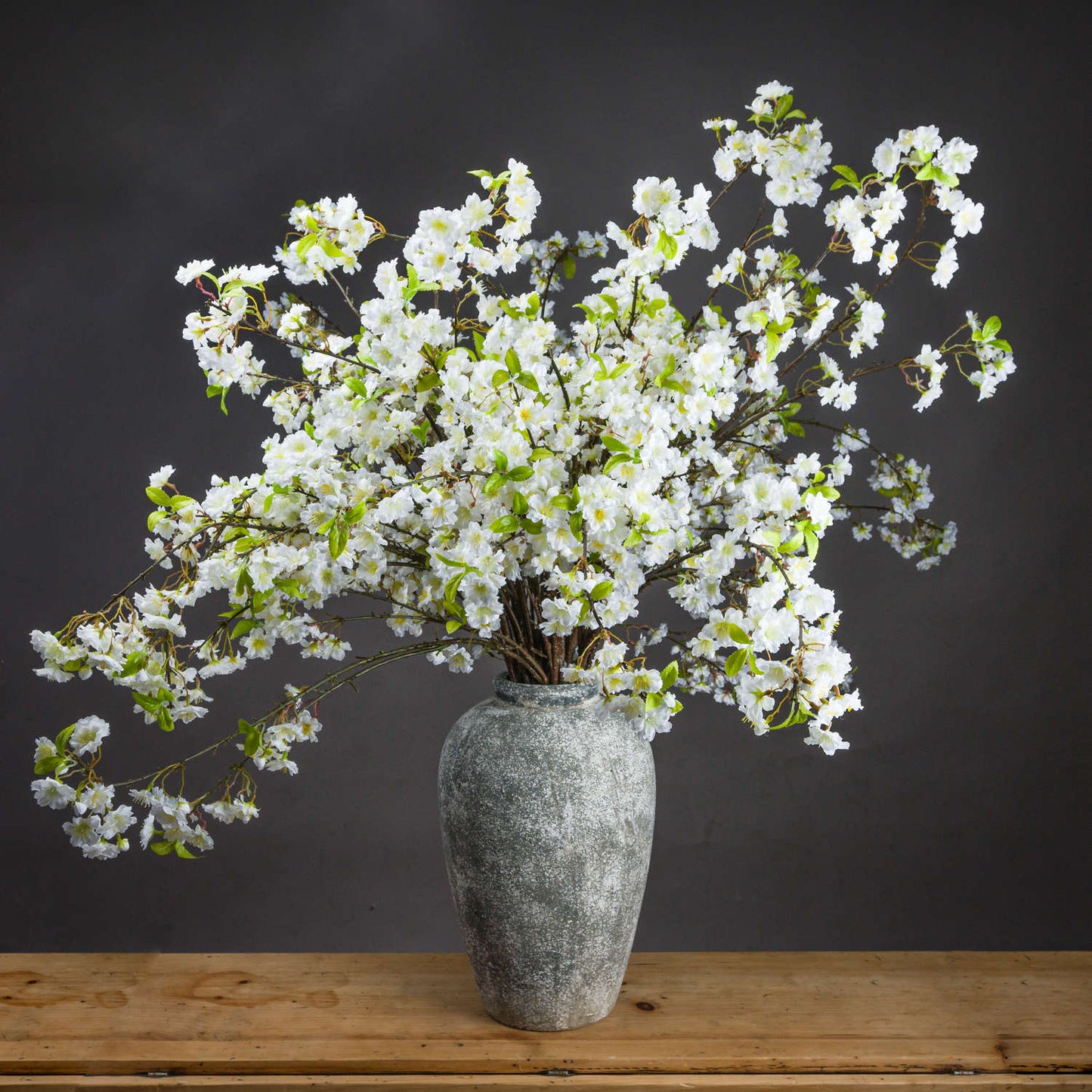 White Cherry Blossom Spray image 0
