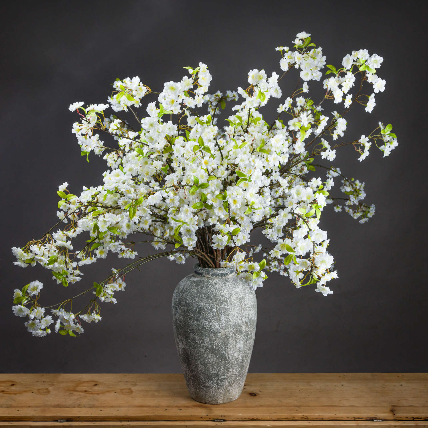 White Cherry Blossom Spray image 0