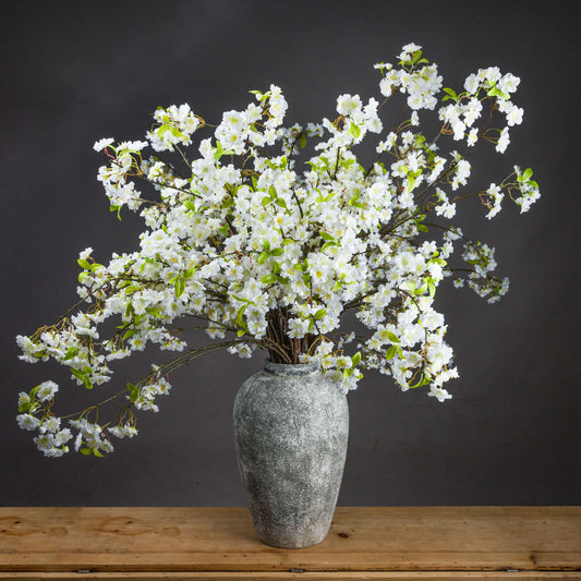 White Cherry Blossom Spray image 0