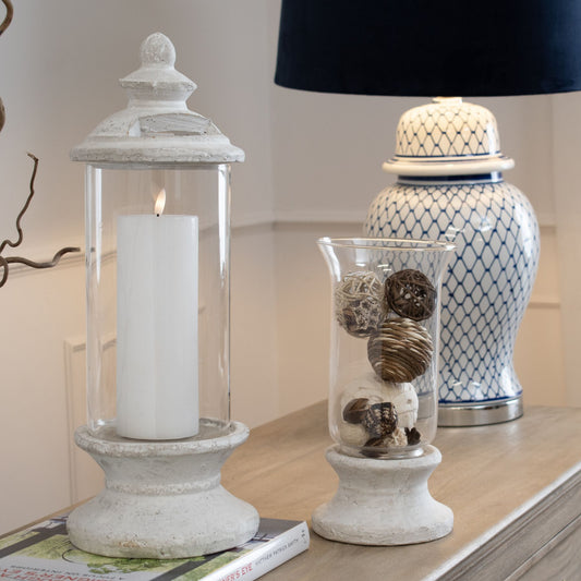 Stone Based Hurricane Lantern image 1