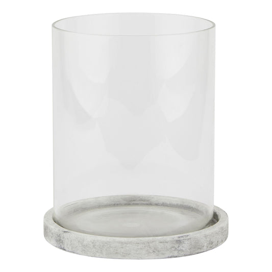 Athena Stone Large Hurricane Lantern image 0