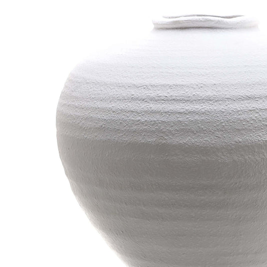 Regola Large Matt White Ceramic Vase image 1