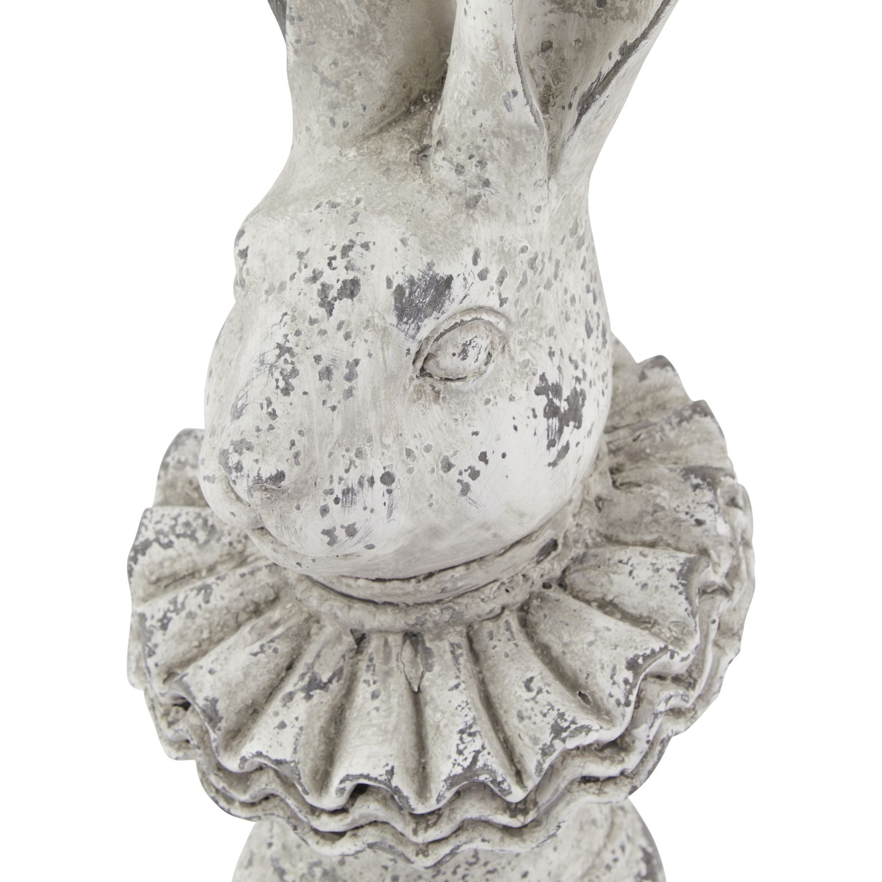 Stone Effect Ruffle Hare Ornament image 1